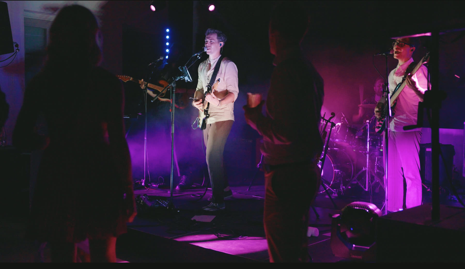 Kinmara performing live as a destination wedding band